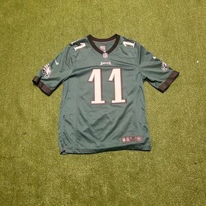 Nike Green and Black Men's Jersey